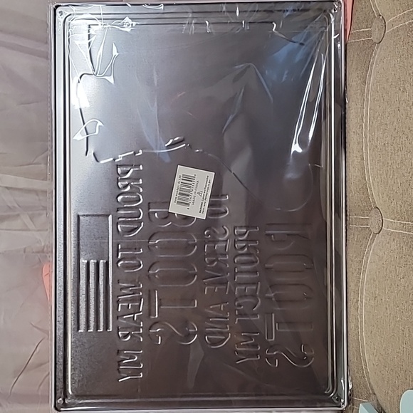 NEW, Proud to Wear My Boots to Serve & Protect My Roots Metal Sign - Picture 4 of 5